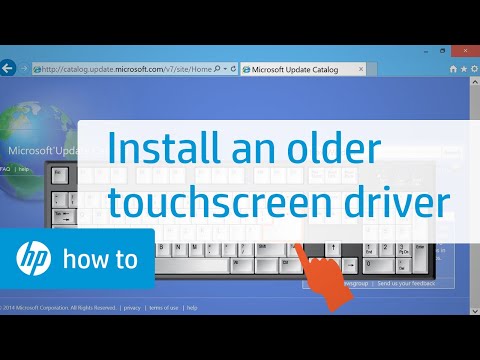 install hid compliant touch screen windows 10